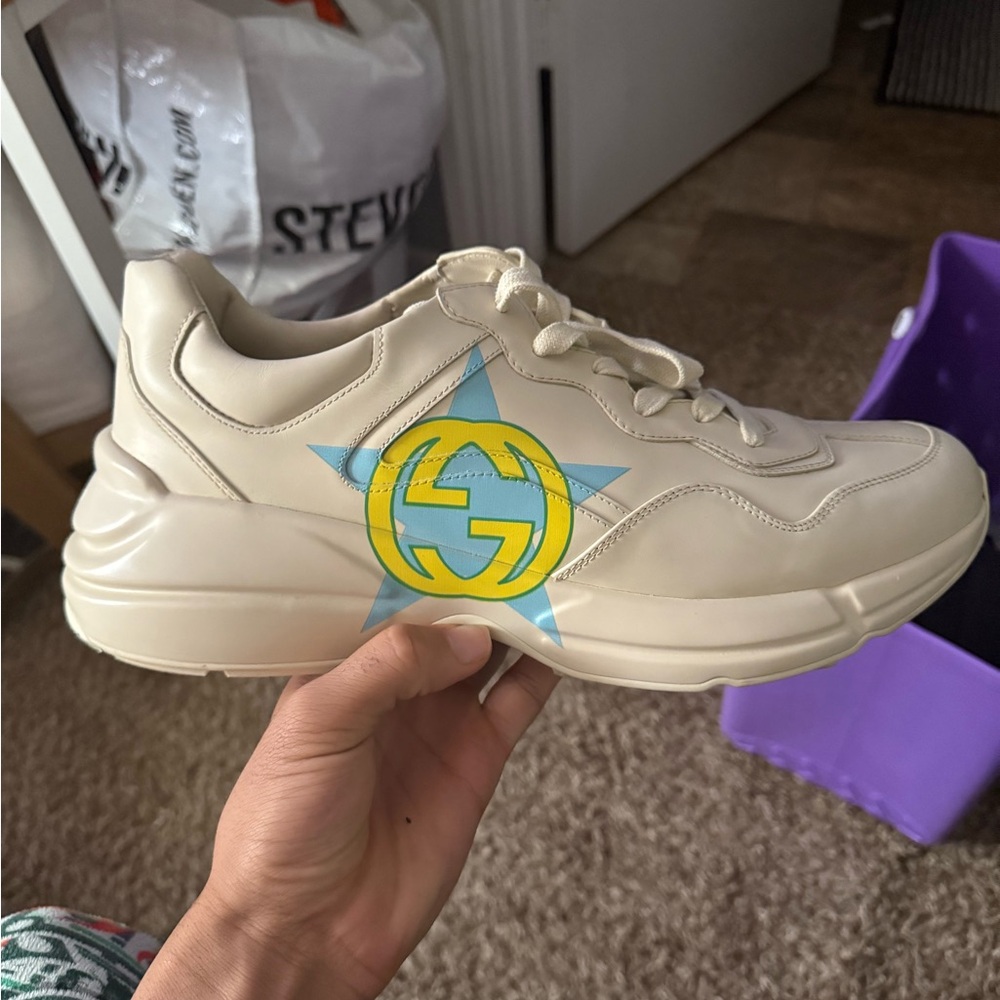 Cream GG Gucci Sneakers